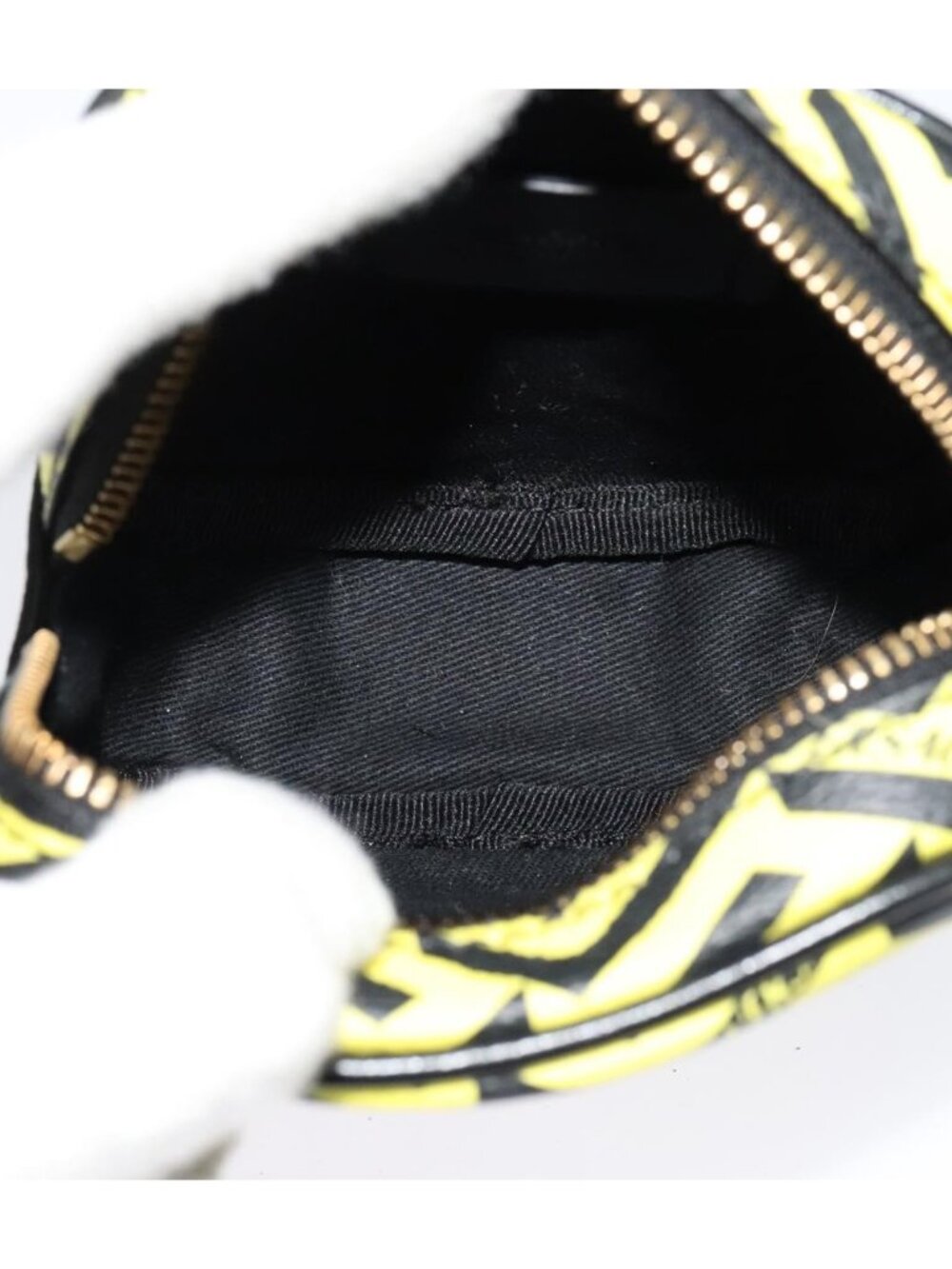 VERSACE Pouch PVC Yellow Gold - Picture 9 of 16